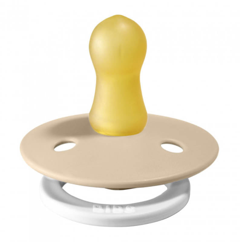 Glow In the Dark Natural Rubber Pacifier - 2 Pack vanilla glow