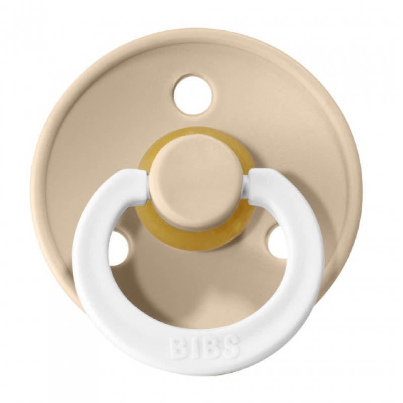 Glow In the Dark Natural Rubber Pacifier - 2 Pack vanilla glow