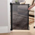 Retractable Safety Gate Black