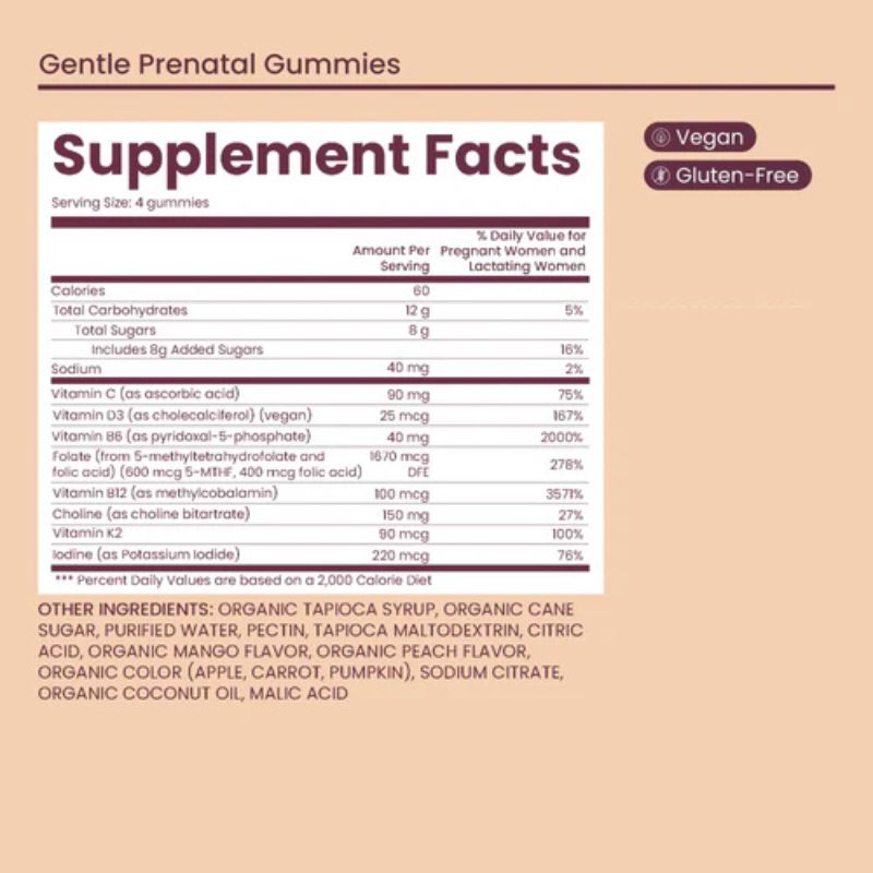Gentle Prenatal Gummies