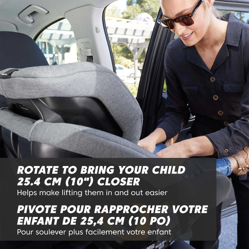 Siège d'auto convertible rotatif City Turn