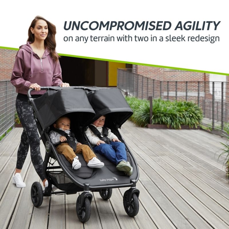 City Mini GT2 Double Stroller - Jet