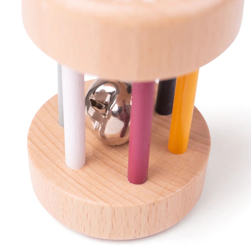 Wooden Roll Rattle