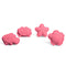Silicone Character Sand Moulds Coral Pink