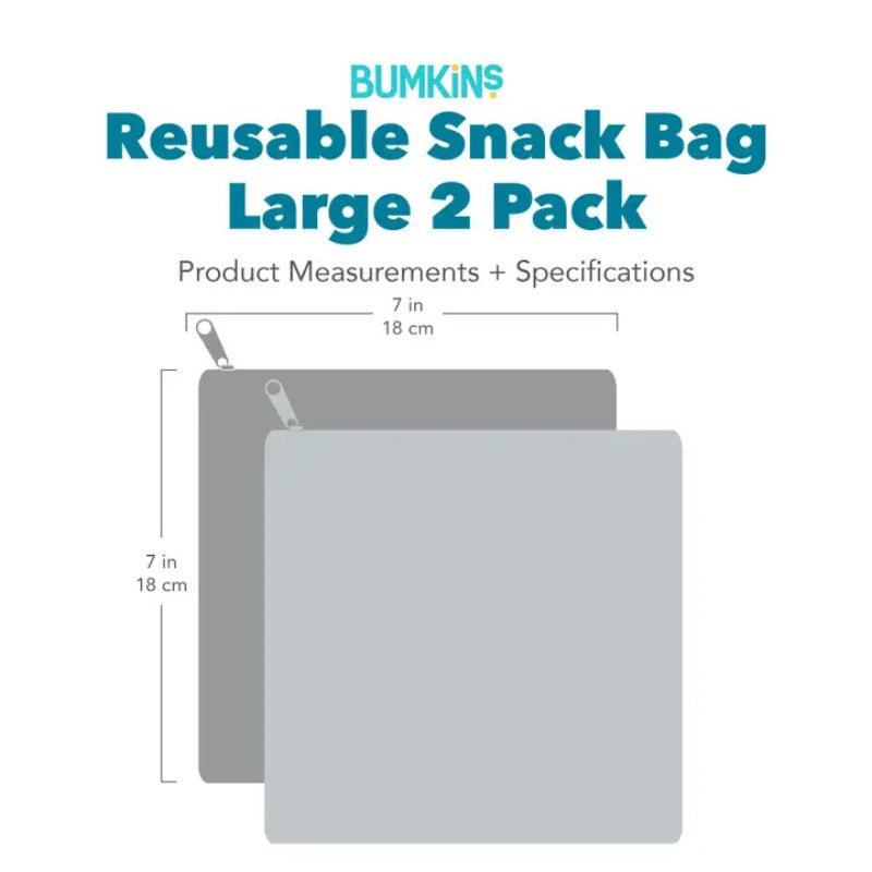 Reusable Snack Bag - 2 Pack