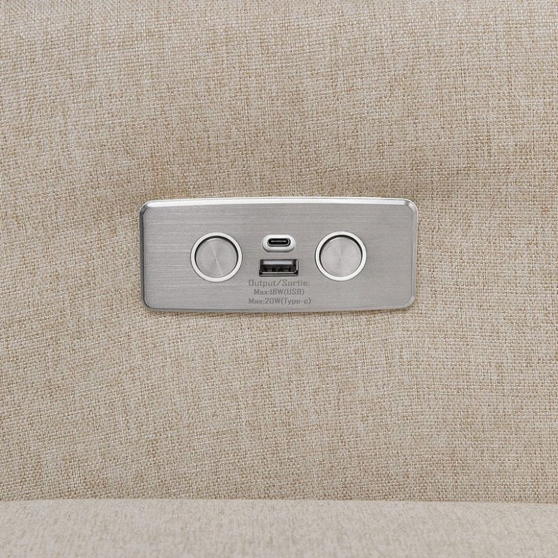 Kiwi Electronic Glider Recliner w/ USB Port
