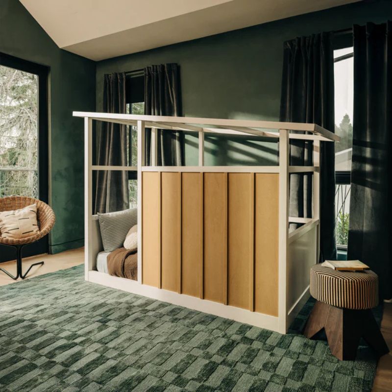 Palma Mid-Century House Twin Bed