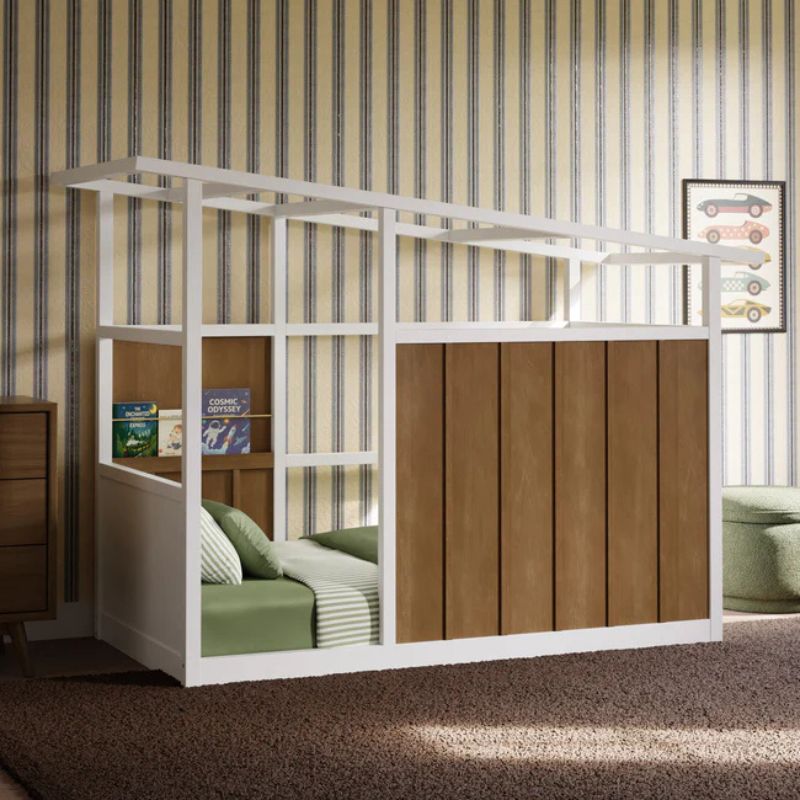Palma Mid-Century House Twin Bed