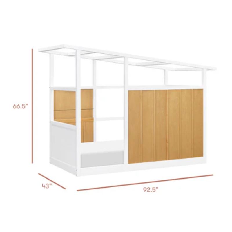 Palma Mid-Century House Twin Bed