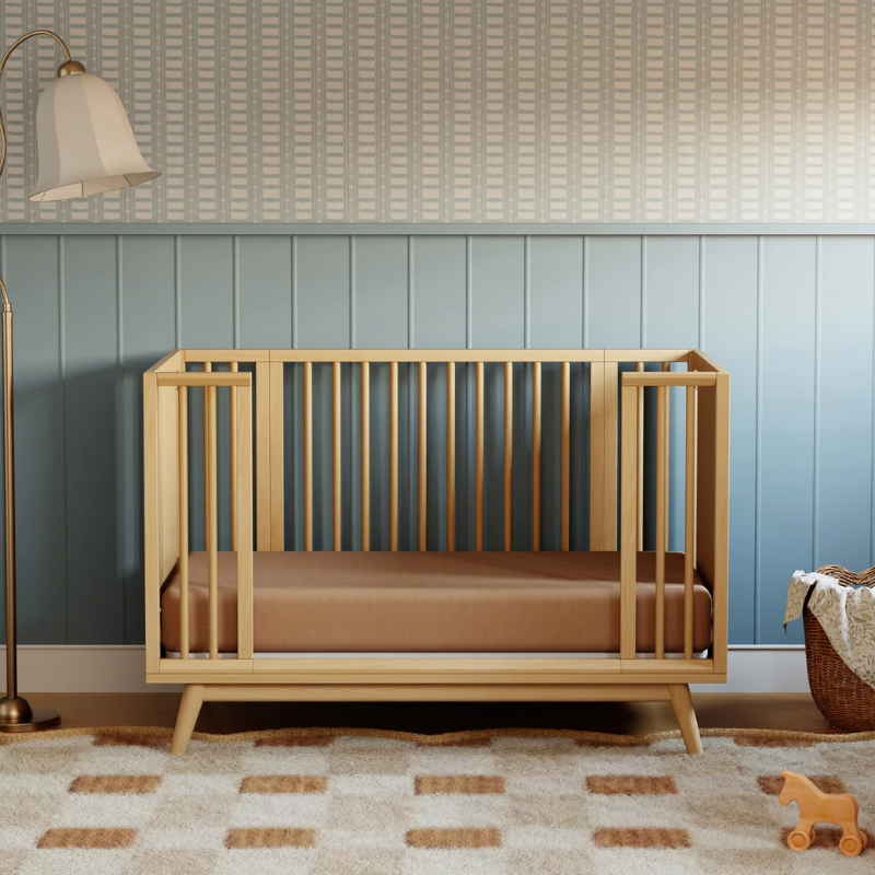 Palma 8-in-1 Convertible All-Stages Crib with Bassinet & Toddler Bed Kits