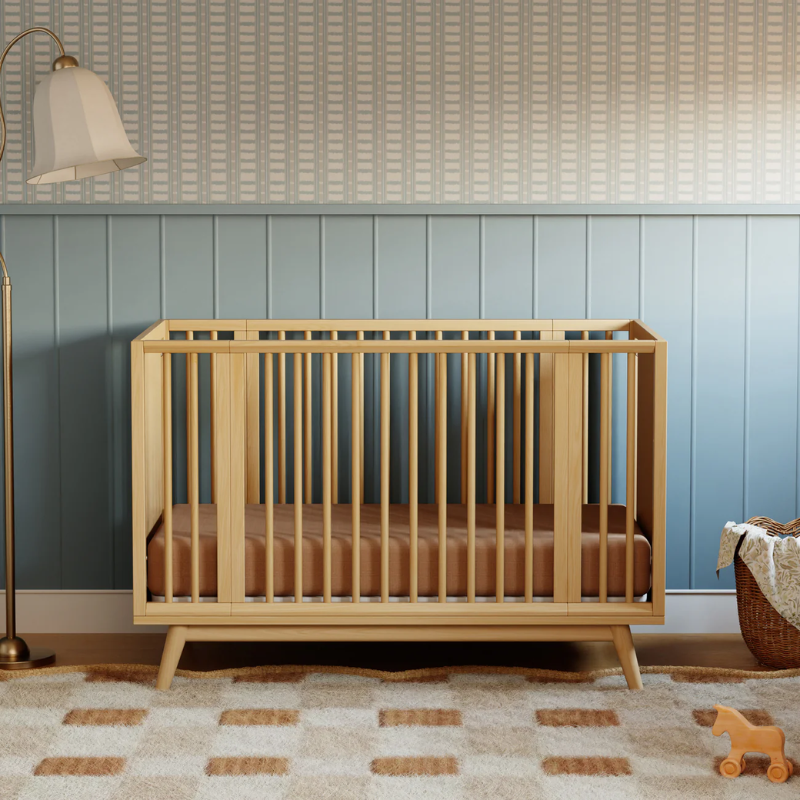 Palma 8-in-1 Convertible All-Stages Crib with Bassinet & Toddler Bed Kits