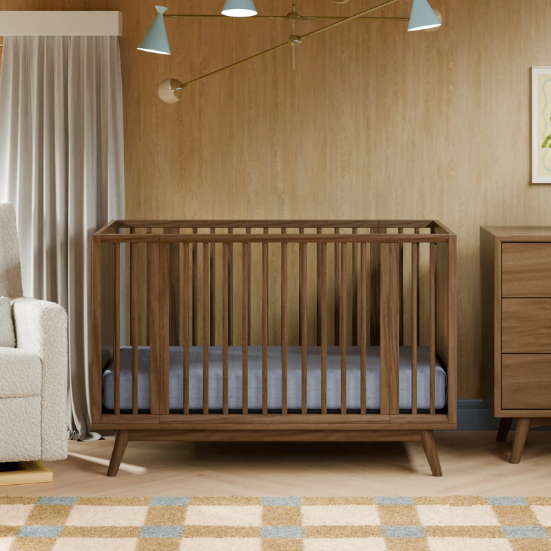 Palma 8-in-1 Convertible All-Stages Crib with Bassinet & Toddler Bed Kits