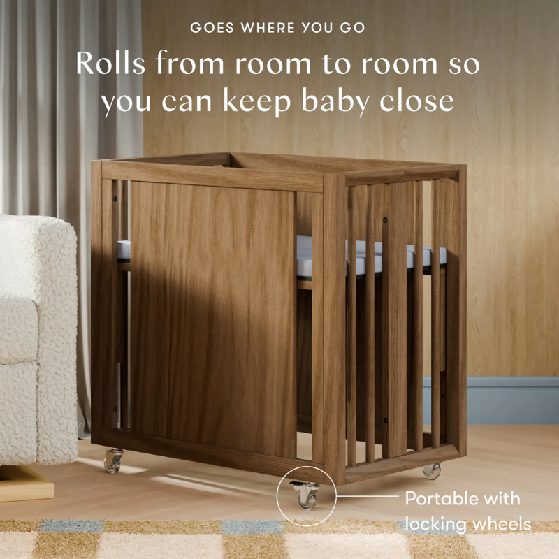 Palma 8-in-1 Convertible All-Stages Crib with Bassinet & Toddler Bed Kits