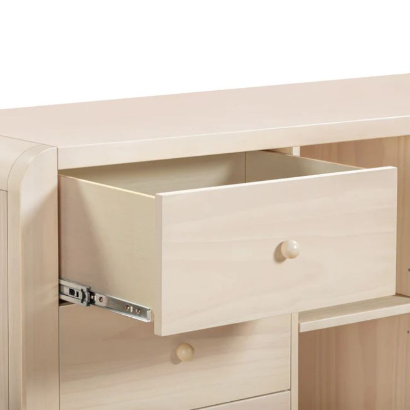 TipToe 6-Drawer Extra Wide Assembled Dresser with Cubbies