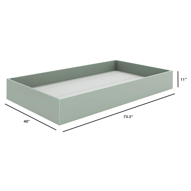Universal Twin Storage Trundle Bed