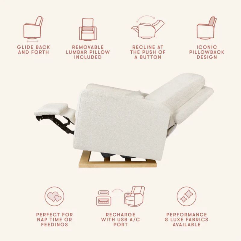 Sigi Electronic Recliner and Glider with USB Port