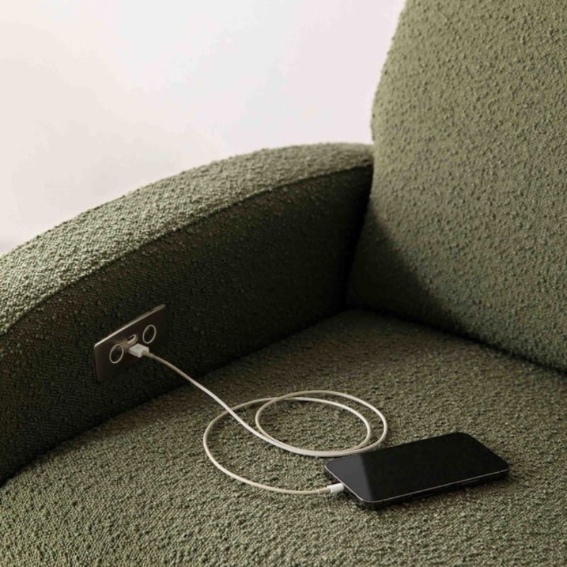 Nami Electronic Swivel Glider Recliner with USB port