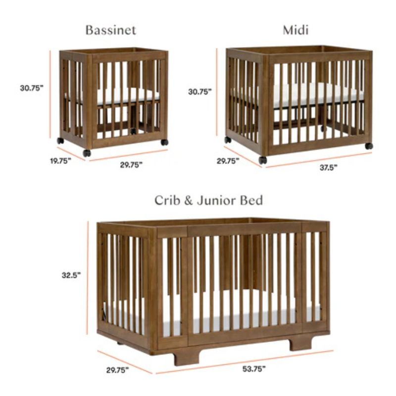 Yuzu 8-in-1 Convertible Crib