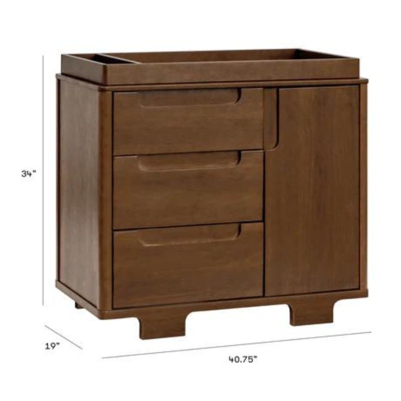 Yuzu 3-Drawer Dresser by Babyletto at $599! Shop now at Nestled by Snuggle Bugz for Nursery & Décor.