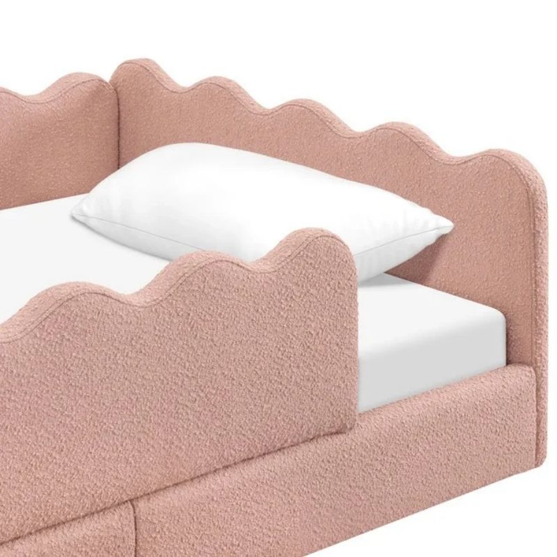 Rizo Montessori-Inspired Twin Floor Bed with Guardrails