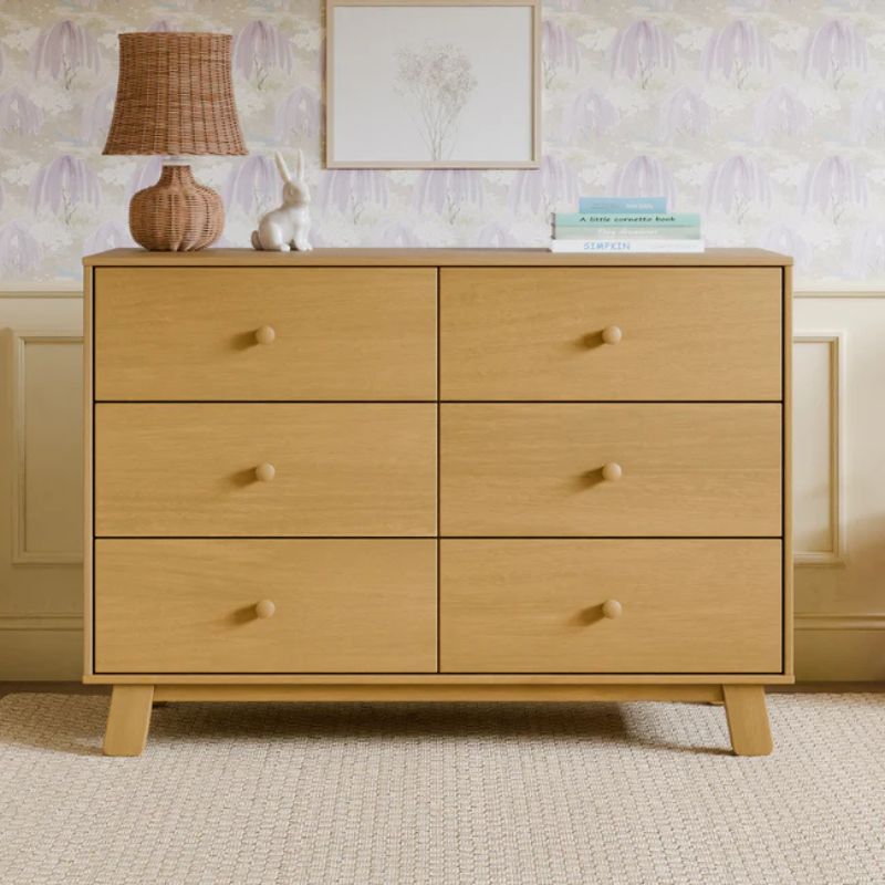 Hudson Modern 6-Drawer Assembled Double Dresser