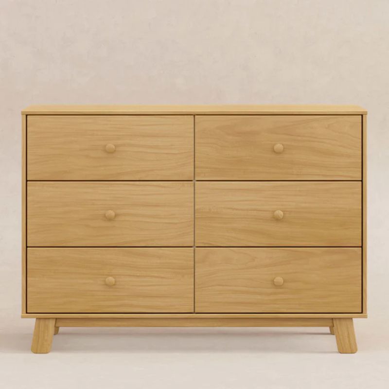 Hudson Modern 6-Drawer Assembled Double Dresser