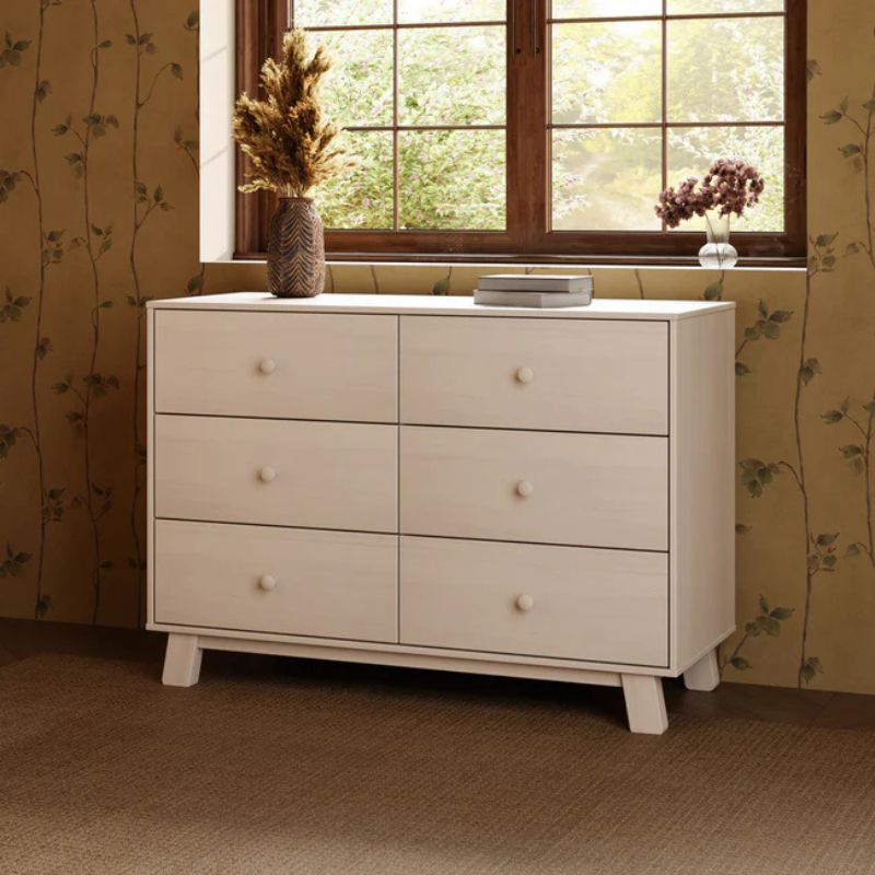 Hudson Modern 6-Drawer Assembled Double Dresser
