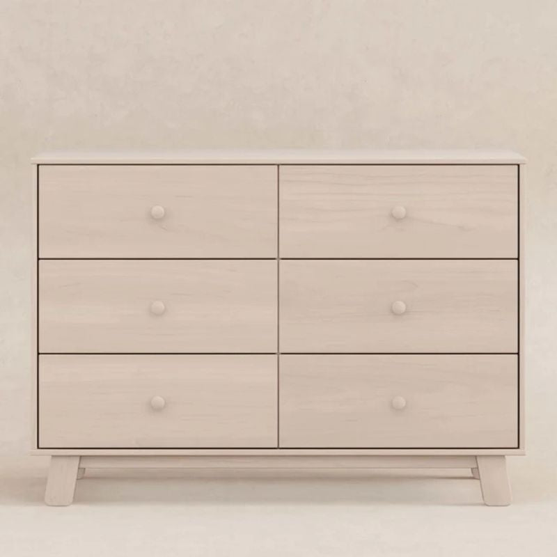 Hudson Modern 6-Drawer Assembled Double Dresser