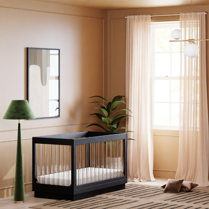 Harlow 3-in-1 Convertible Crib with Toddler Bed Conversion Kit