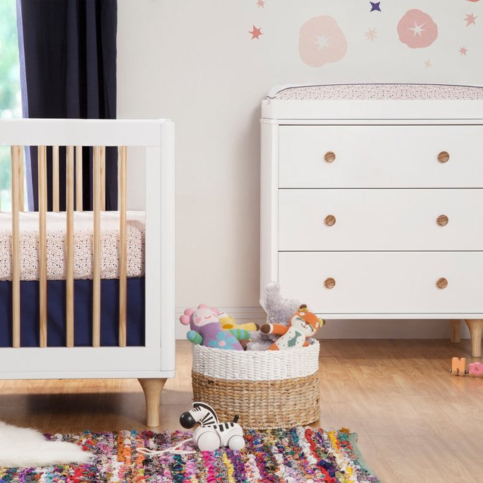 Lolly 3-in-1 Convertible Crib by Babyletto at $599! Shop now at Nestled by Snuggle Bugz for Cribs.