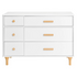 Lolly 6-Drawer Double Dresser by Babyletto at $899! Shop now at Nestled by Snuggle Bugz for Dressers.