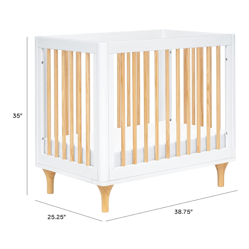 Lolly 4-in-1 Mini Crib by Babyletto at $459! Shop now at Nestled by Snuggle Bugz for Cribs.