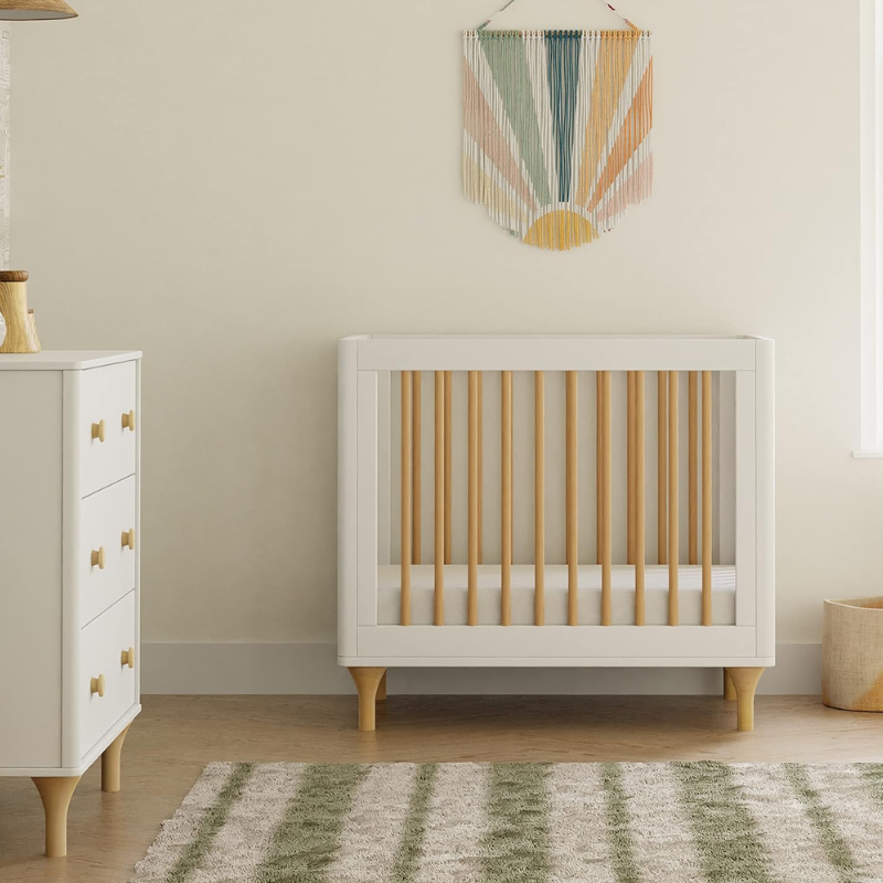 Lolly 4-in-1 Mini Crib by Babyletto at $459! Shop now at Nestled by Snuggle Bugz for Cribs.