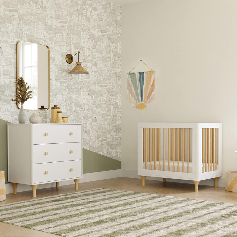 Lolly 4-in-1 Mini Crib by Babyletto at $459! Shop now at Nestled by Snuggle Bugz for Cribs.