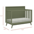 Palma Mid-Century 4-in-1 Convertible Crib