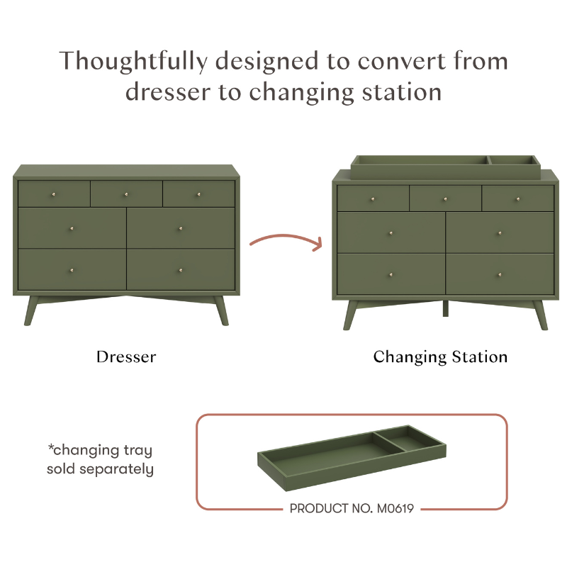 Palma 7-Drawer Double Dresser