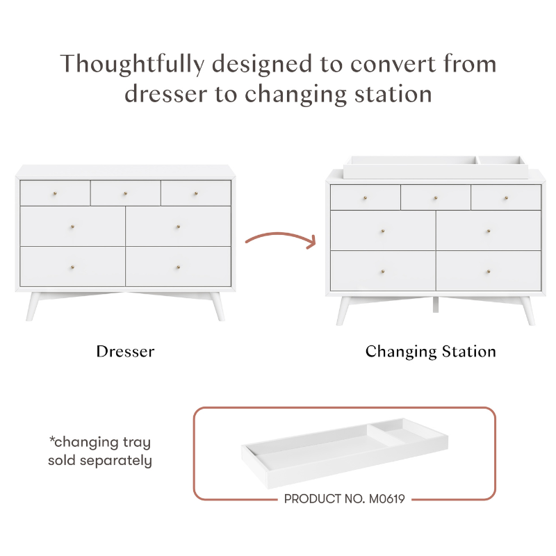 Palma 7-Drawer Double Dresser
