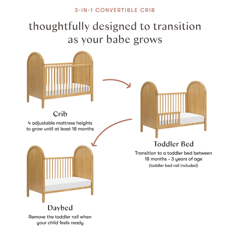 Bondi 3-in-1 Convertible Crib