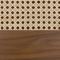 Walnut with Natural Cane