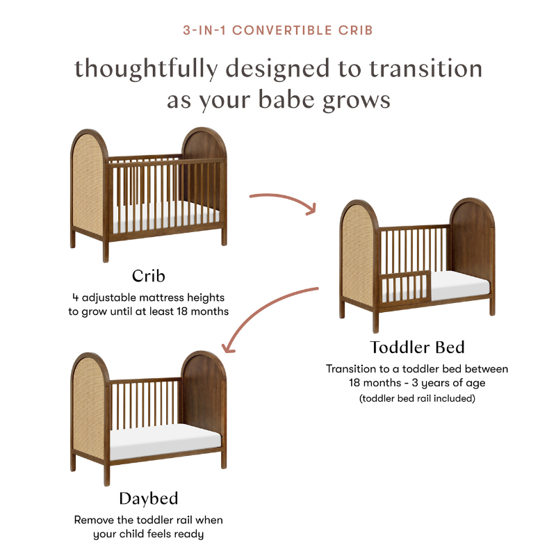 Bondi 3-in-1 Convertible Crib