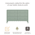 Swell 6-Drawer Assembled Dresser in Light Sage