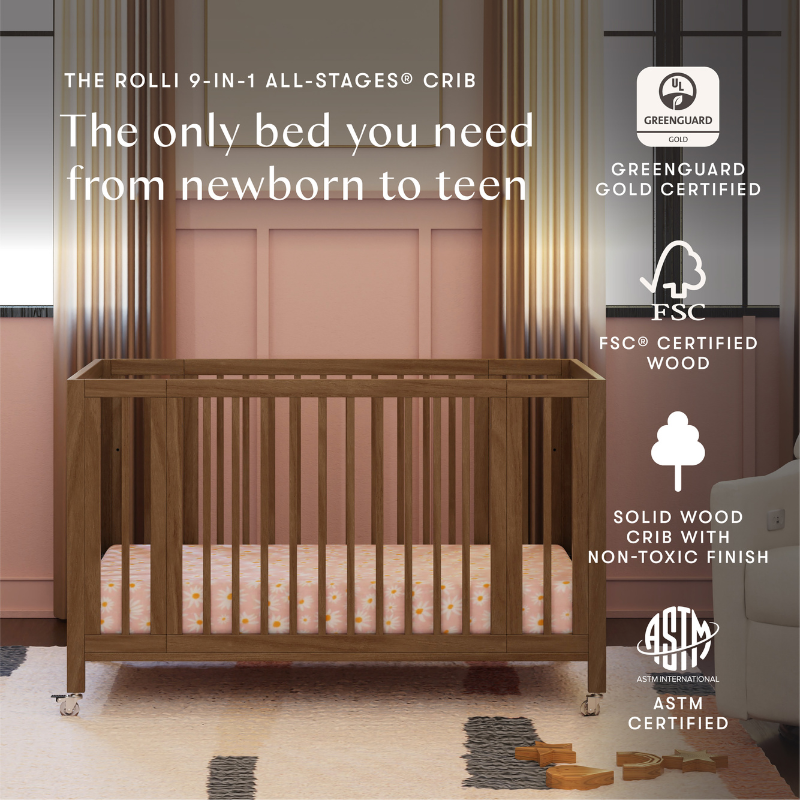 Rolli 9-in-1 Convertible All-Stages Crib