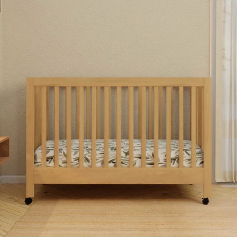Maki Portable Folding Crib with Toddler Bed Conversion Kit
