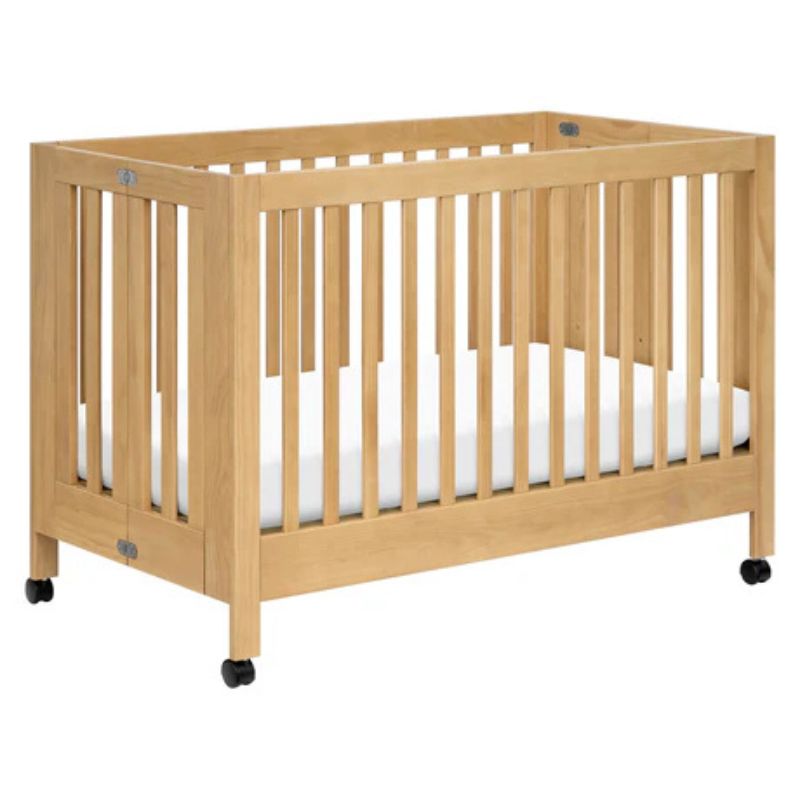 Maki Portable Folding Crib with Toddler Bed Conversion Kit