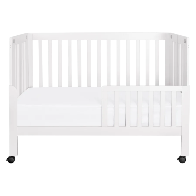 Maki Portable Folding Crib with Toddler Bed Conversion Kit