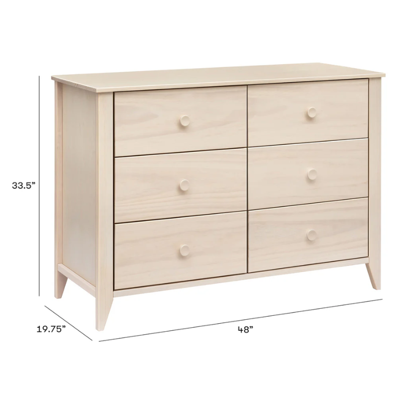 Sprout 6-Drawer Dresser by Babyletto at $799! Shop now at Nestled by Snuggle Bugz for Nursery & Décor.