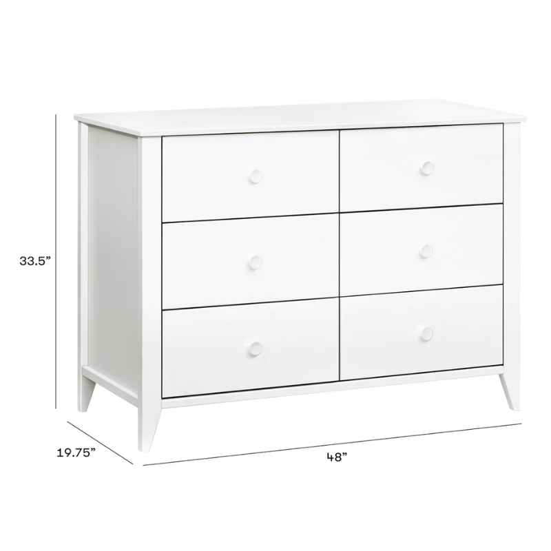 Sprout 6-Drawer Dresser by Babyletto at $799! Shop now at Nestled by Snuggle Bugz for Nursery & Décor.