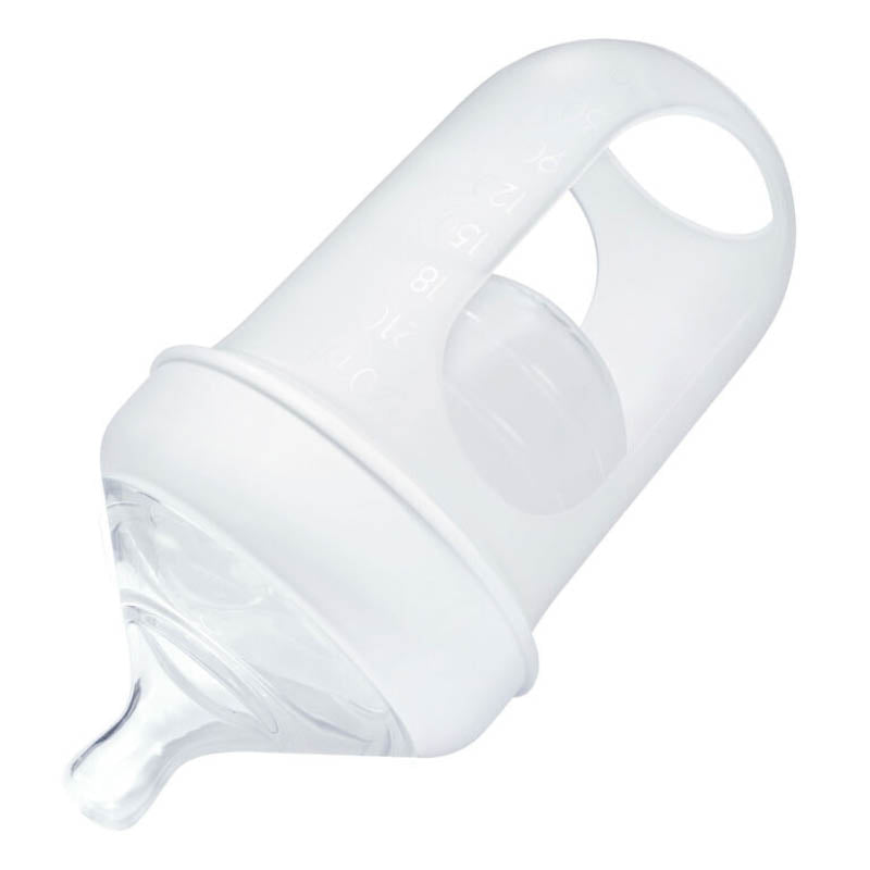 NURSH Silicone Pouch Bottle - 8 oz clear
