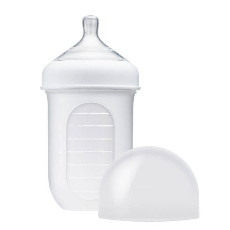 NURSH Silicone Pouch Bottle - 8 oz clear