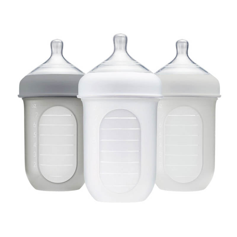 NURSH Silicone Bottle 3 Pack - 8oz